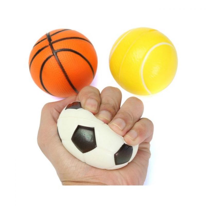 Pack of 4 - Sports Stress Balls